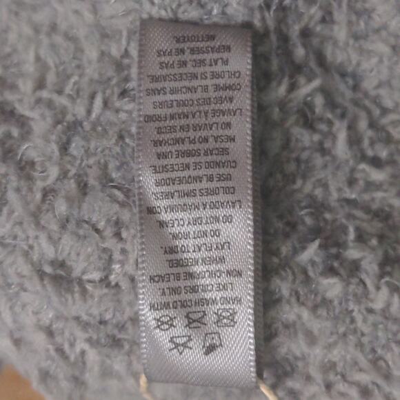 Skims Cozy Knit Jogger Smoke Gray Knit Loungewear Boucle S/M - Picture 7 of 10